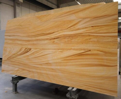 Sandstein Teak Rohplatte